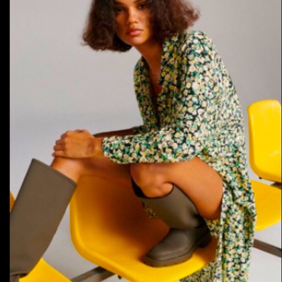 NEW ZARA print maxi dress - Picture 2 of 4